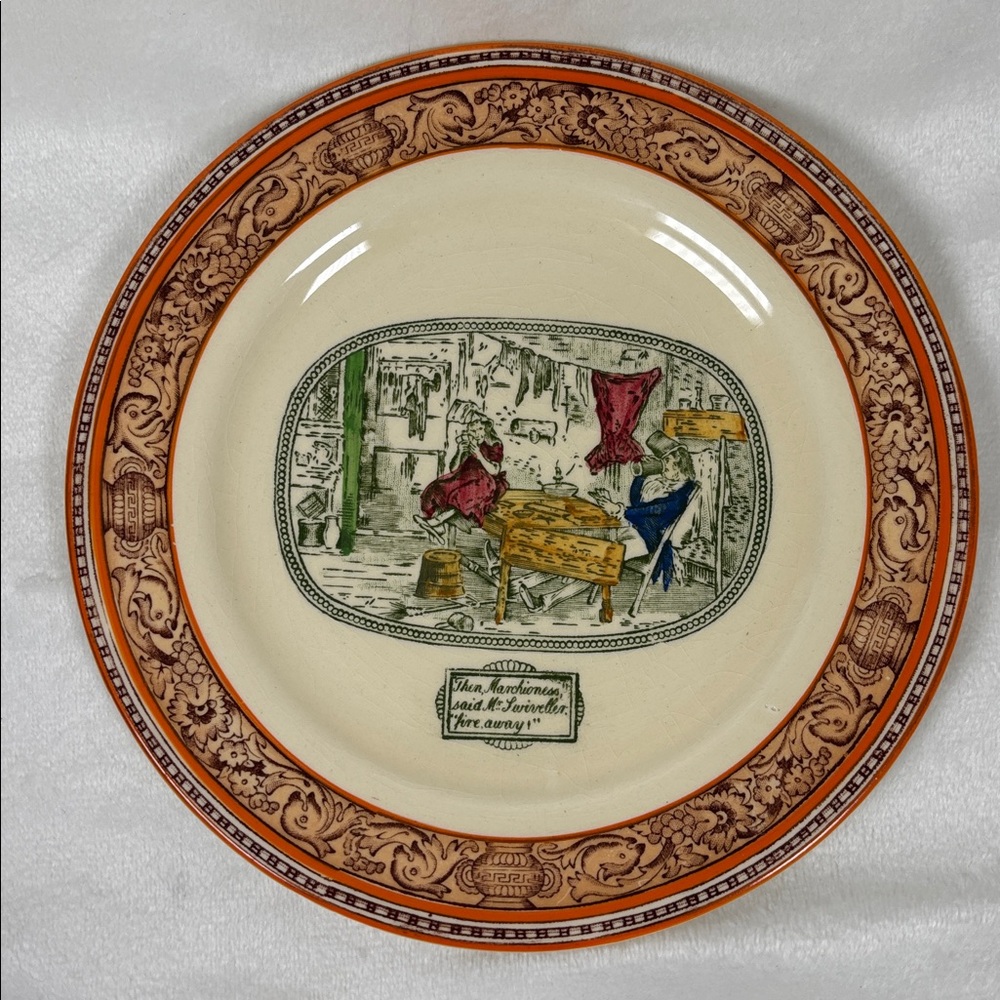 Vintage Adams “Old Curiosity Shop” From Charles Dickens 6.5” Plate